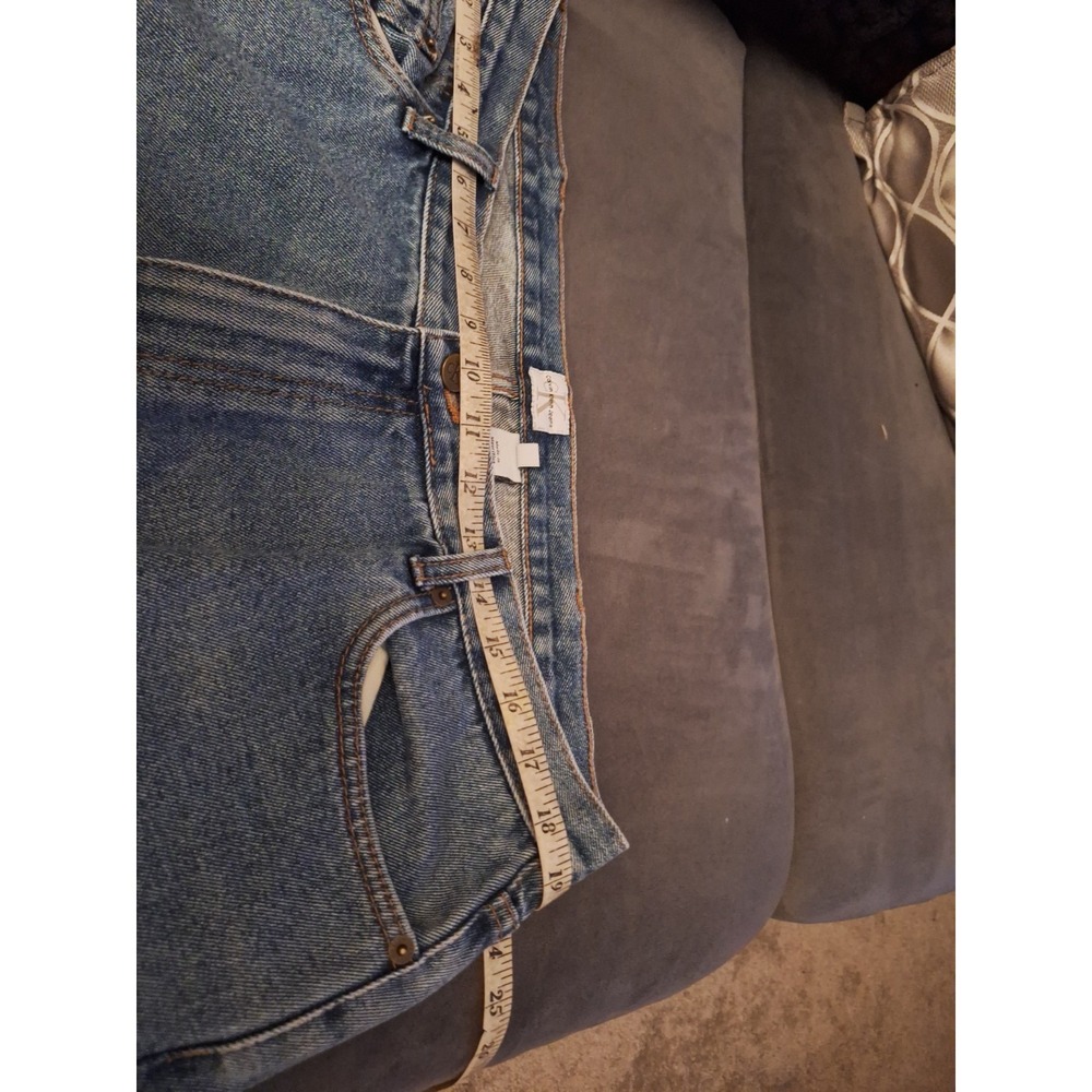 Calvin Klein Mens Blue Jeans Dungaree Shorts 38R 4 Pockets 8.5" Inseam #182 - Picture 5 of 6
